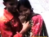 indian boy press girl boobs